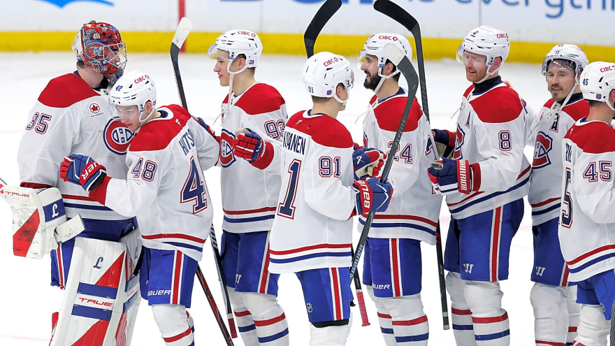 The Habs Held Practice Outside On Friday