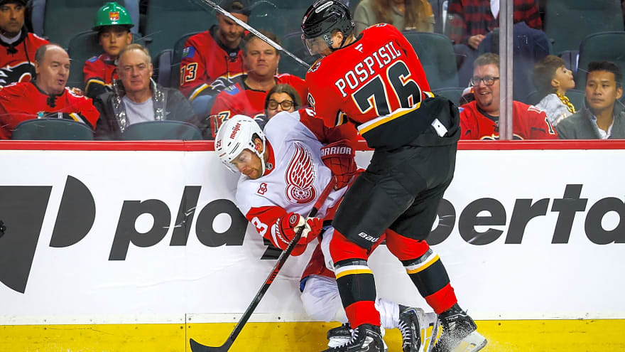 The Flames’ team game was on display against the Red Wings