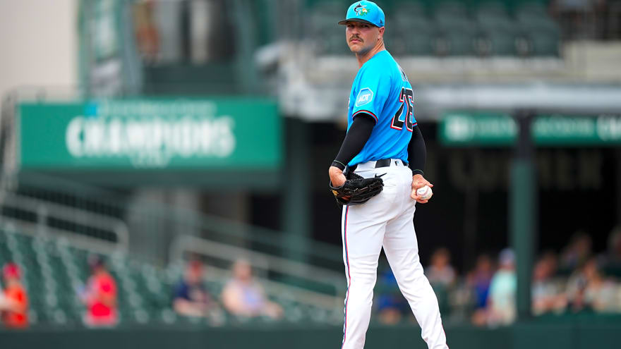 Marlins Name Janson Junk Fifth Starter, Option Braxton Garrett