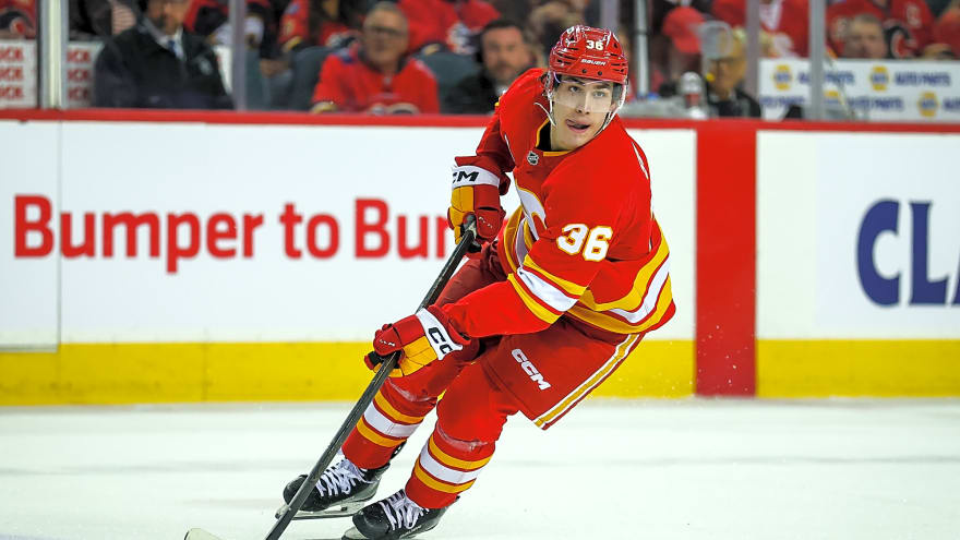 Who will the Flames call up from the AHL?