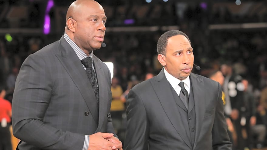 Stephen A. Smith Details Argument With Magic Johnson Over De’Aaron Fox And Lonzo Ball