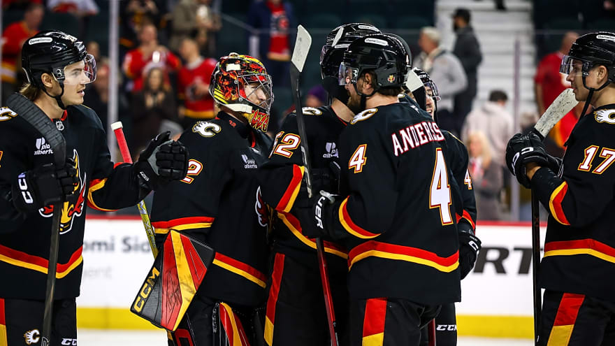 3 Unanswered Goals Lead Flames to 4-1 Win Over the Wild