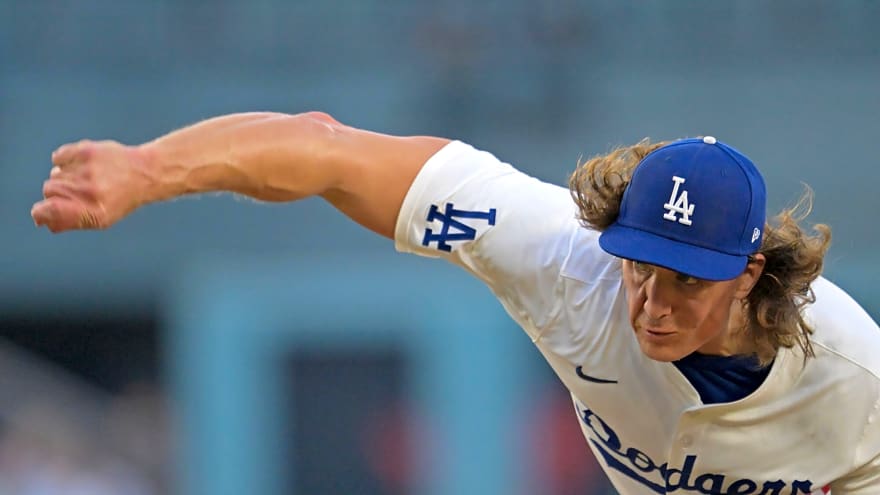 Dodgers’ Tyler Glasnow, Blake Treinen take steps toward injury returns