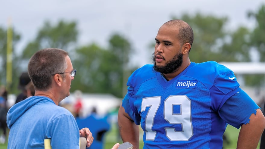 Larry Borom, Ben Bartch Struggles vs. Bills Spotlight Lions' Shaky Offensive Line Depth