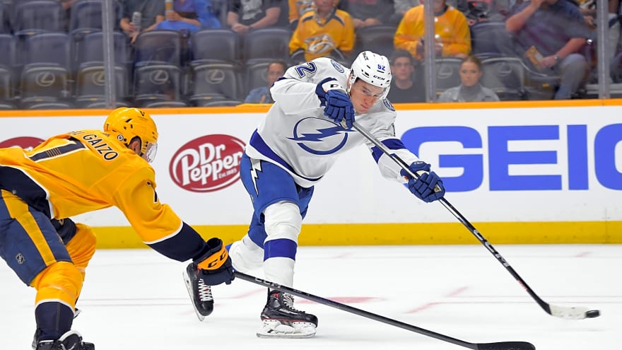 Lightning Place Charle-Edouard D’Astous On IR, Recall Maxim Groshev