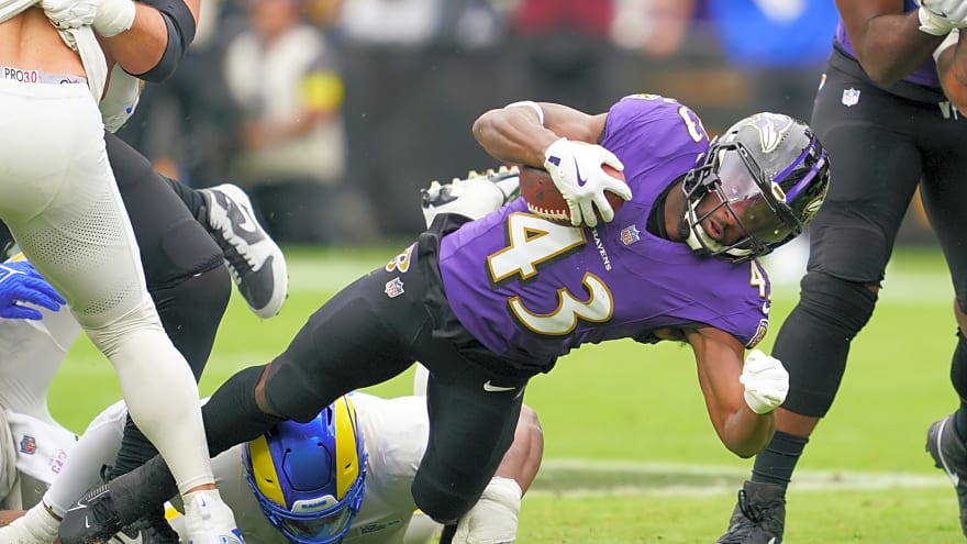 Ravens announce concerning injury updates ahead of Thanksgiving showdown