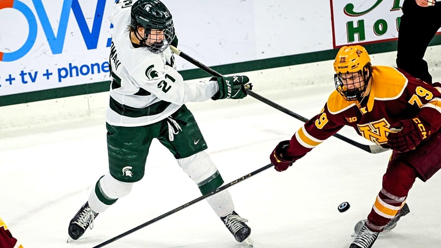 Canucks prospects Romani and Lansing advance to Regional Finals in NCAA tournament