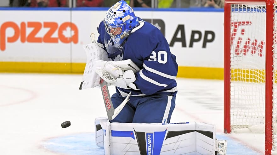 Leafs place Cayden Primeau on waivers