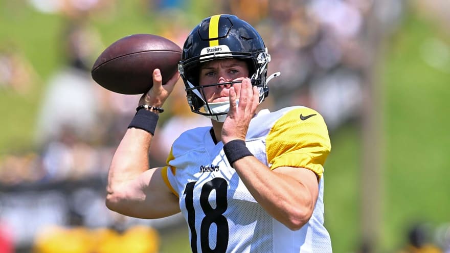 Steelers training camp observations: Will Howard bounces back, offense comes alive, and running backs shine on day two of pads