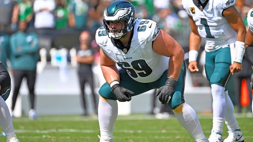 Eagles Officially Place G Landon Dickerson On IR Among Other Roster Moves