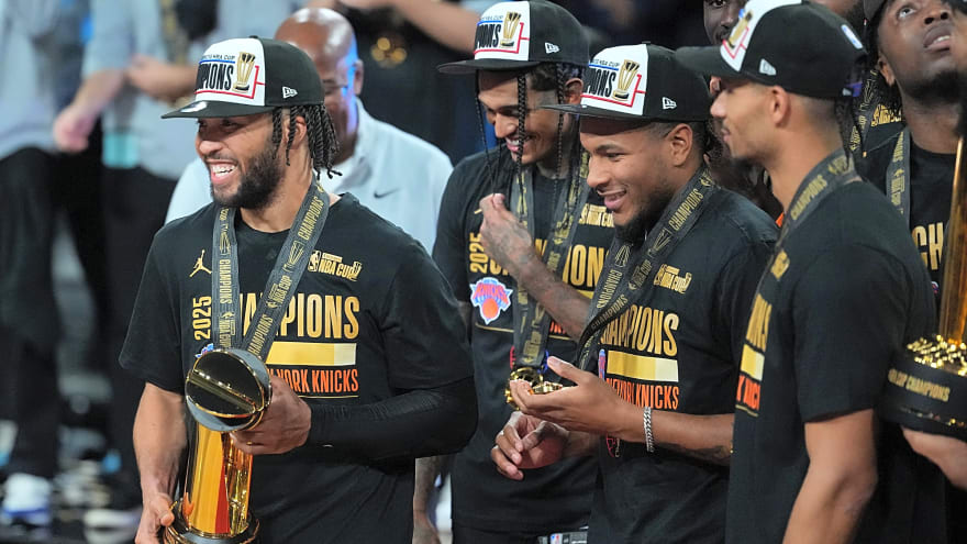 Knicks defeat Spurs to capture NBA Cup in statement win