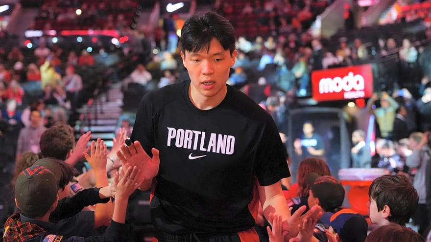 Blazers fined $100,000 for illegal contact with Yang Hansen