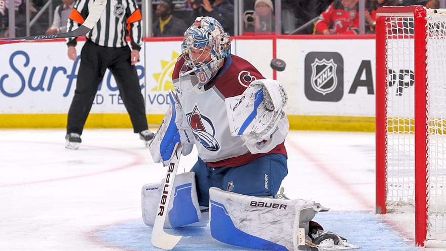 Avalanche place goaltender on waivers