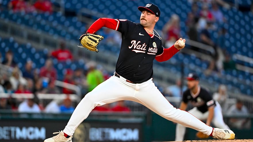 Nationals Option Mitchell Parker