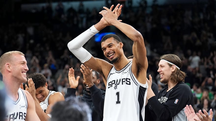 San Antonio Spurs Notch Huge Home Win Against Boston Celtics As Victor Wembanyama Dazzles
