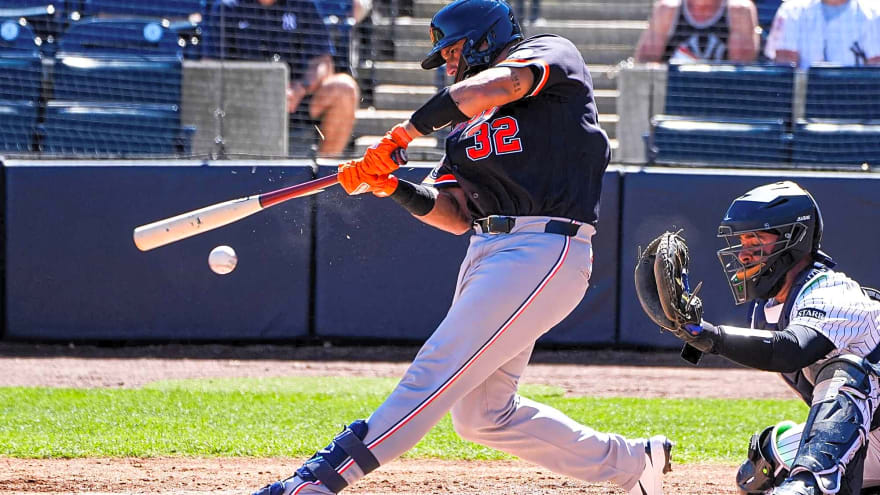 Tigers' Eduardo Valencia smashes home run in first career MLB at-bat