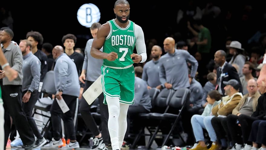 Lonzo Ball Says Jaylen Brown Is A Top-5 Boston Celtic Of All Time: ‘He’s Low-Key Frying Larry Bird’