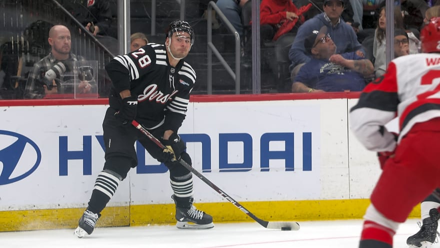 Meier Scores Lone Goal, Svechnikov Hat Trick