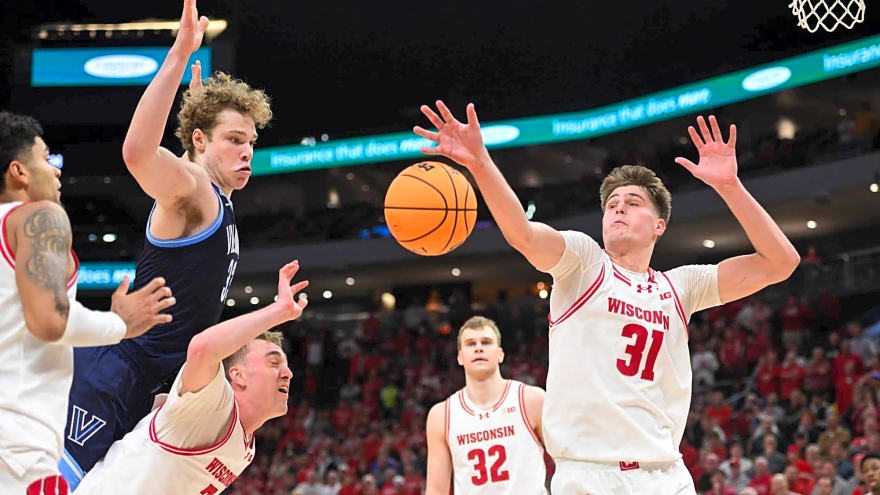 Wisconsin Badgers’ Nolan Winter emotionally speaks up after wasted effort against Villanova