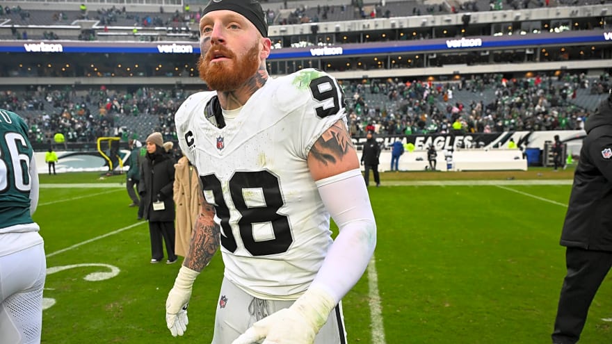 Maxx Crosby back at Raiders facility after Ravens trade collapse