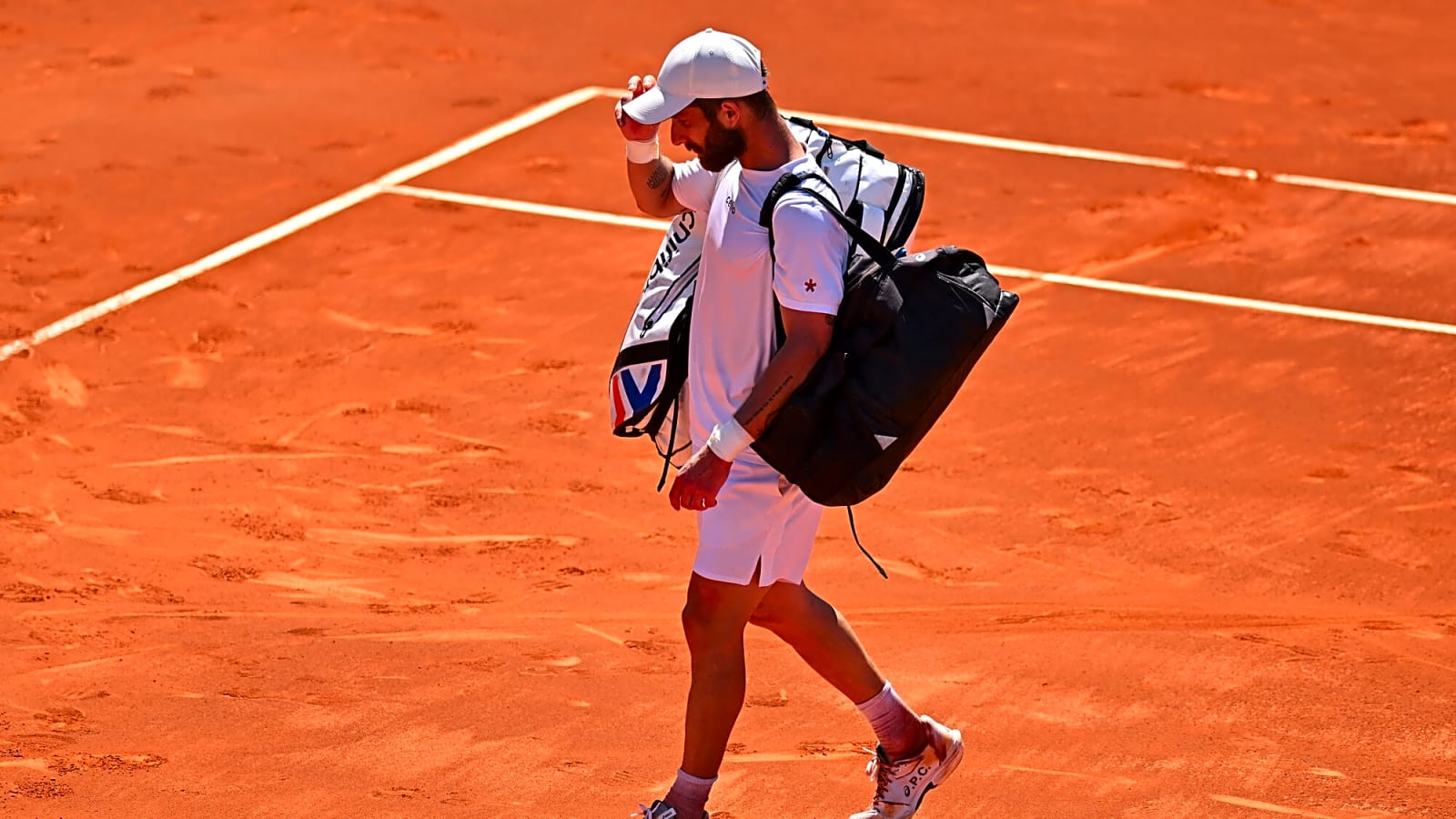 Watch: Corentin Moutet booed off at Madrid Open after retiring mid-match and snapping racquet