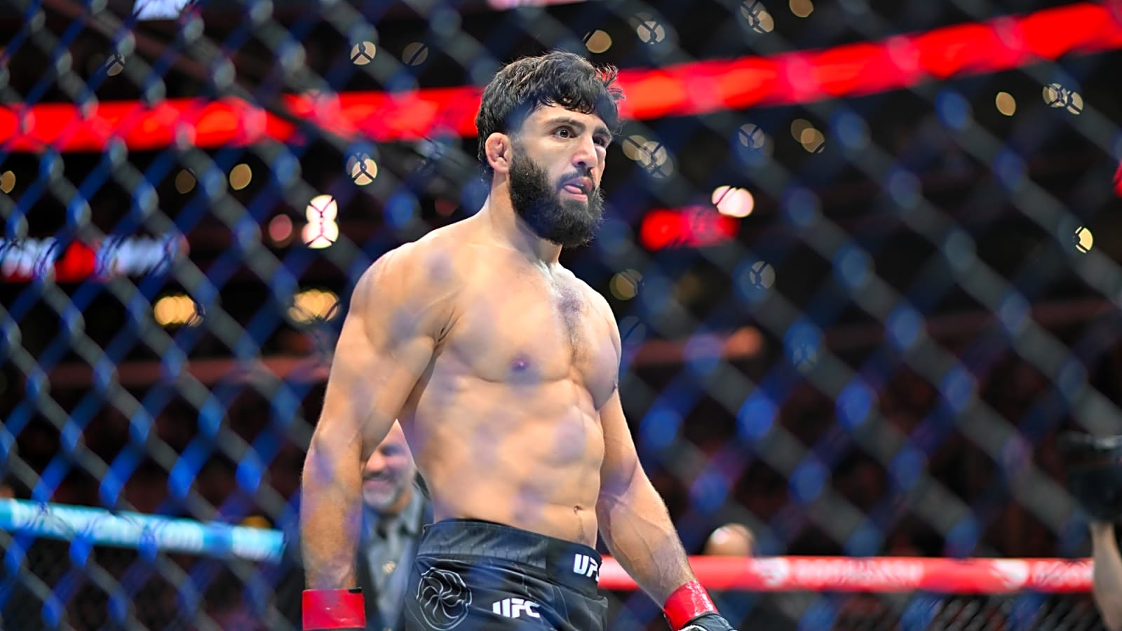 Ruffy Stopped Tsarukyan's Takedowns Before Elbow Finish