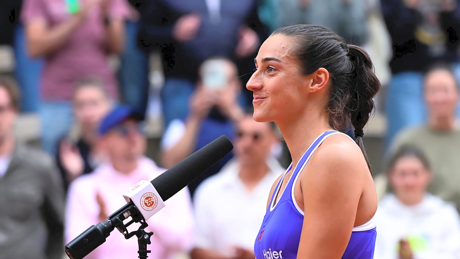 Watch: Emotional farewell: Caroline Garcia in tears ahead of her last dance at Roland Garros