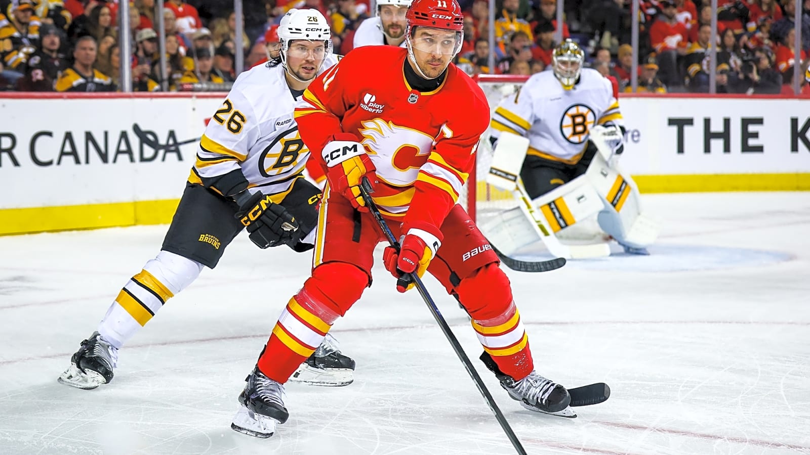 Instant Reaction: Flames grind out overtime win over Bruins