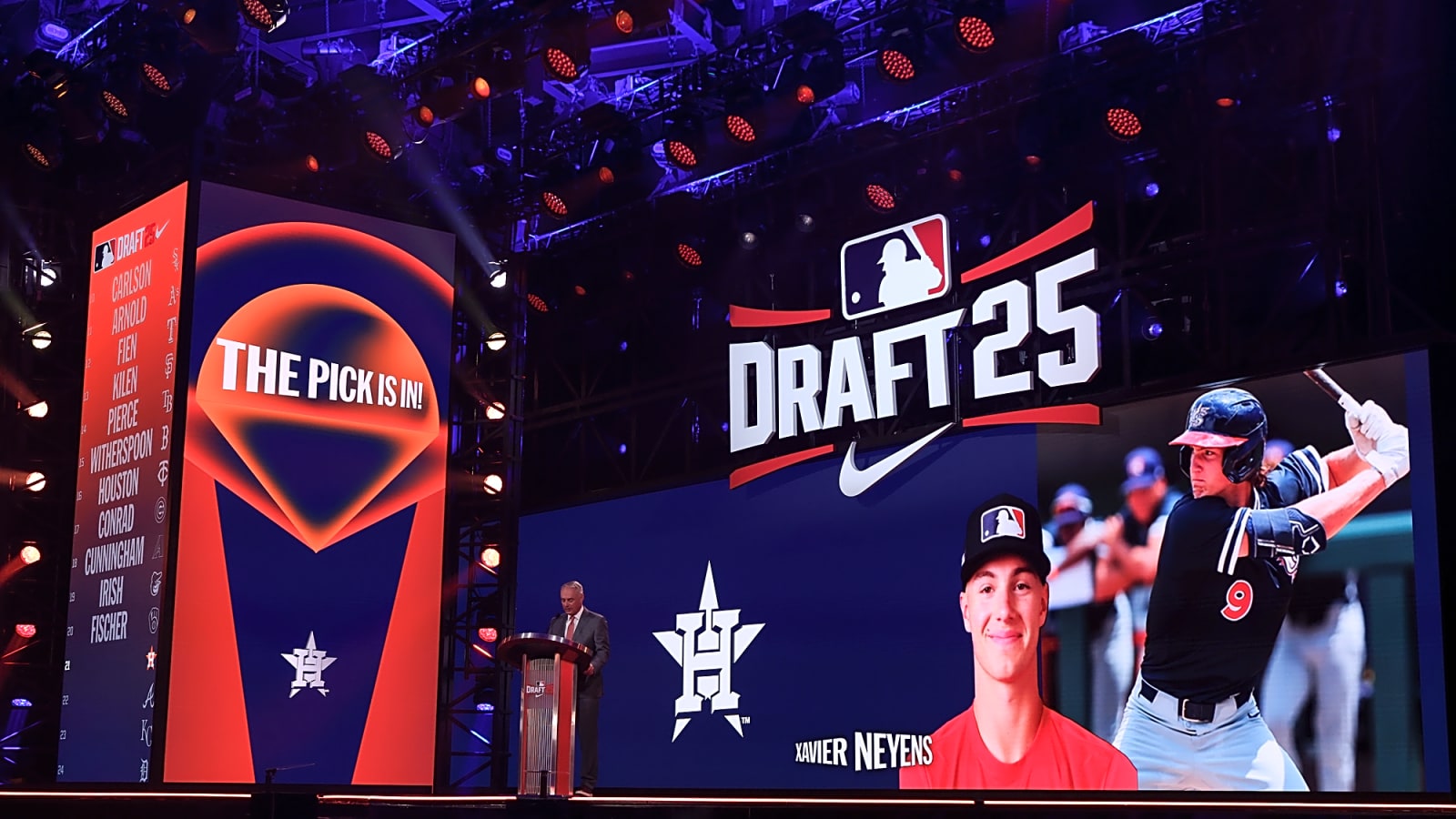 Astros agree to deal with first-rounder Xavier Neyens