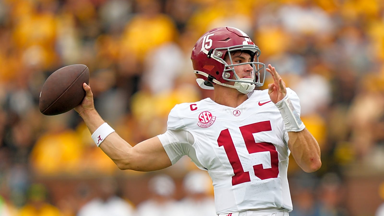 Ty Simpson recalls childhood heartbreak while watching Tennessee