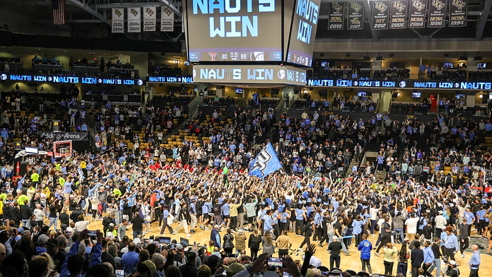 UCF Fined $25K for Court-Storming During Texas Tech Upset