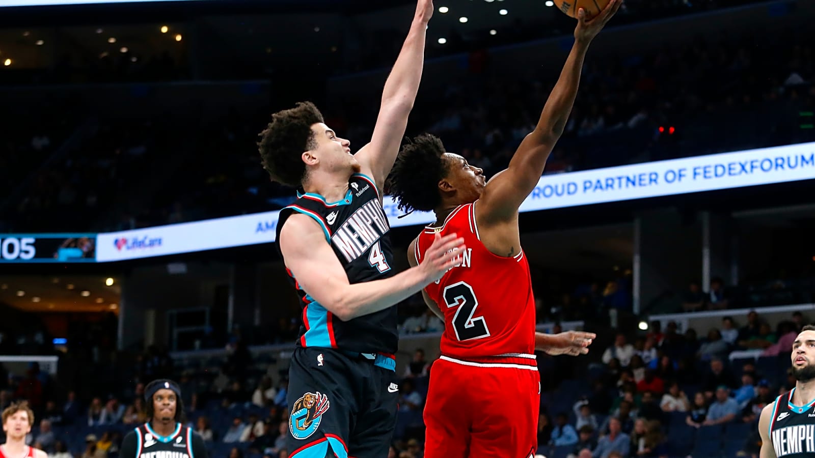 Grizzlies edge Bulls125-124