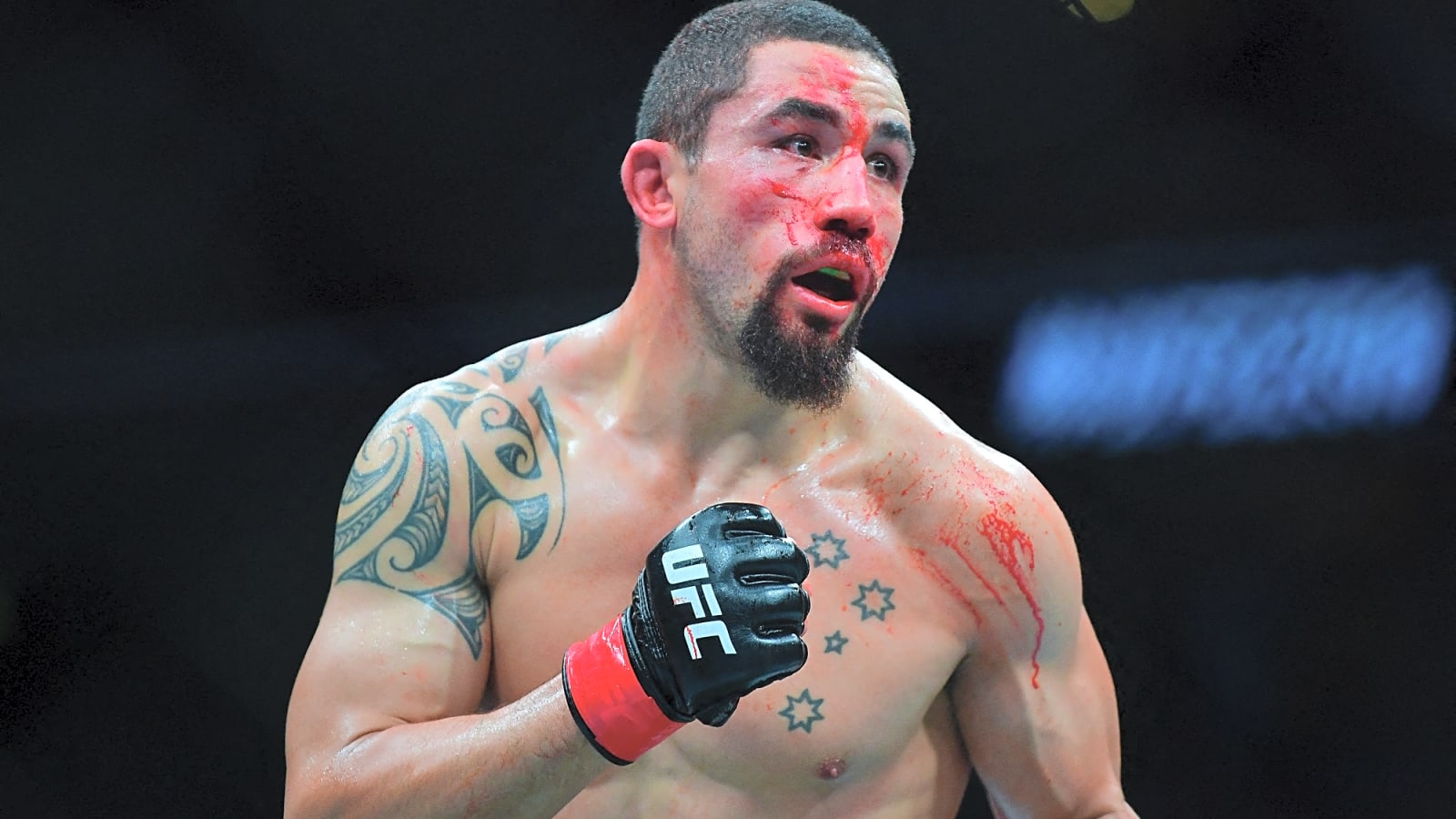UFC fighter quits on match after vicious punch appears to break his jaw