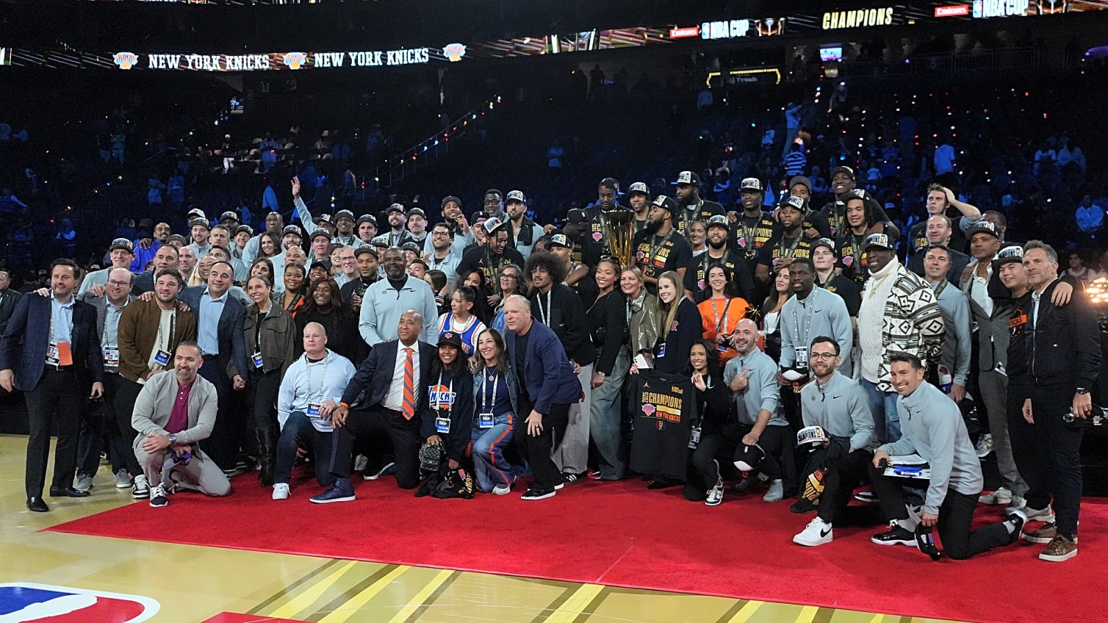 Knicks benchwarmers had the best reaction after team cashed in on NBA Cup prize money