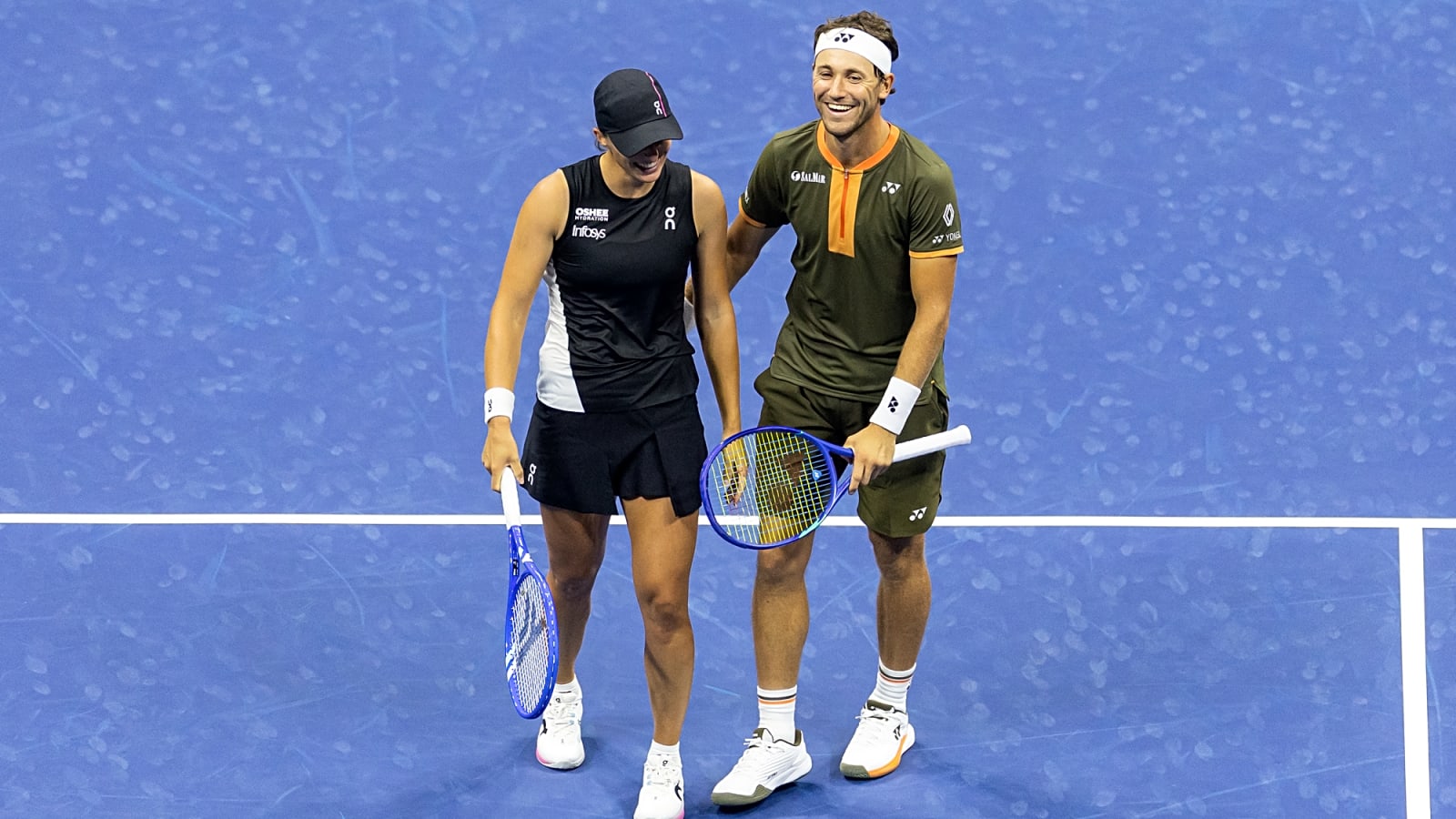 Iga Swiatek & Casper Ruud win thrilling match tie-break over Jessica Pegula and Jack Draper to reach US Open mixed doubles final