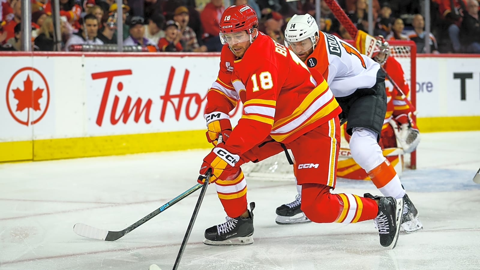 Flames injury news: John Beecher out week-to-week with upper body injury, placed on injury reserve