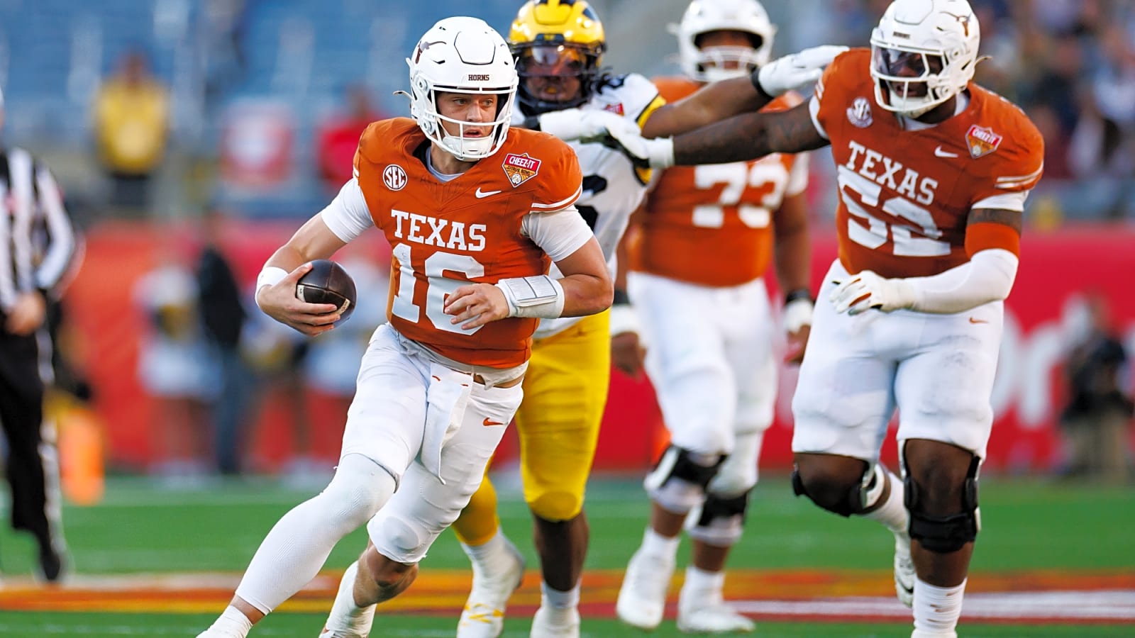 Arch Manning runs wild in bowl game against Michigan