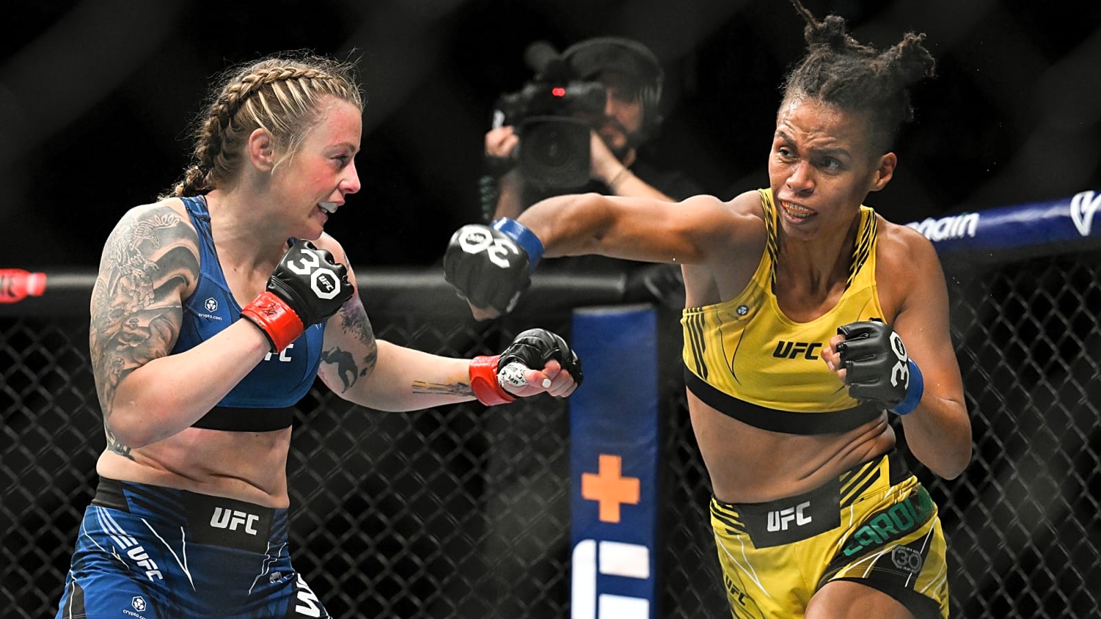 UFC London weigh-in results, Luana Carolina comes in 8-pounds overweight