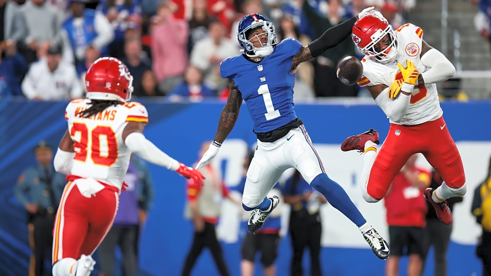 Dan Orlovsky calls out the Giants for their game plan against the Chiefs, ‘What are we doing?!’