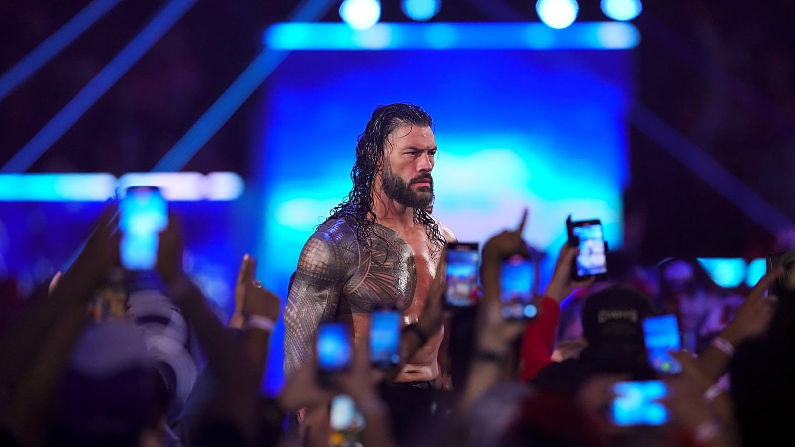 Newly crowned World Champion Roman Reigns, Oba Femi trade jabs on WWE WrestleMania 42 Night 2 Post-Show
