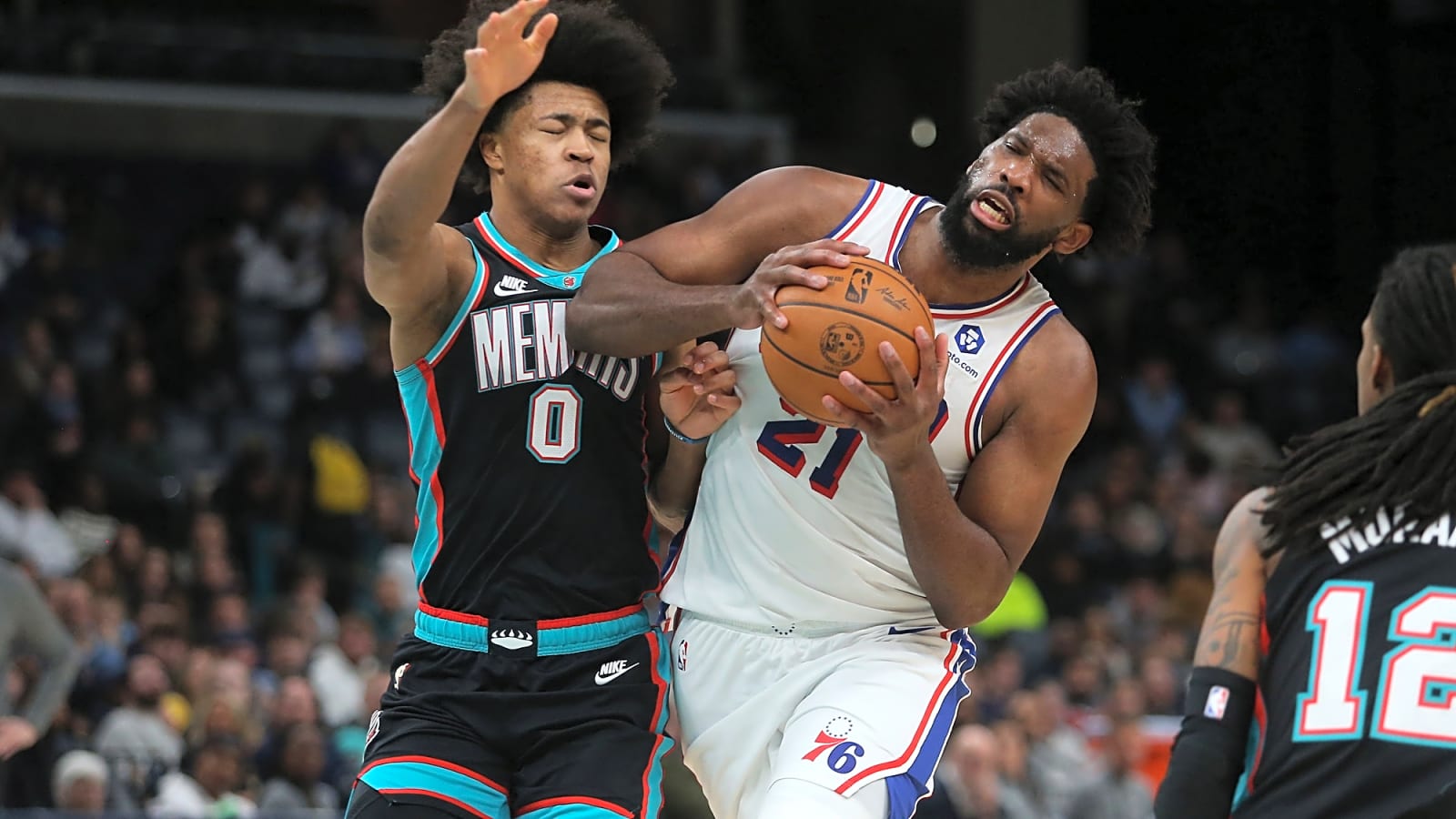 Joel Embiid gives a bizarre intro on NBC