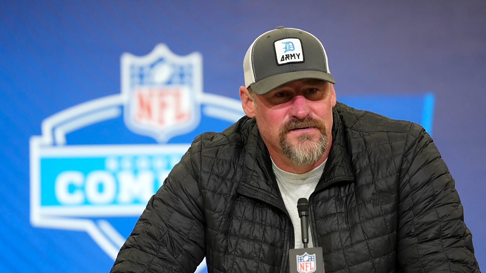 Jeremiyah Love to the Titans hive gets crazy boost from Lions coach Dan Campbell at NFL Owners Meetings