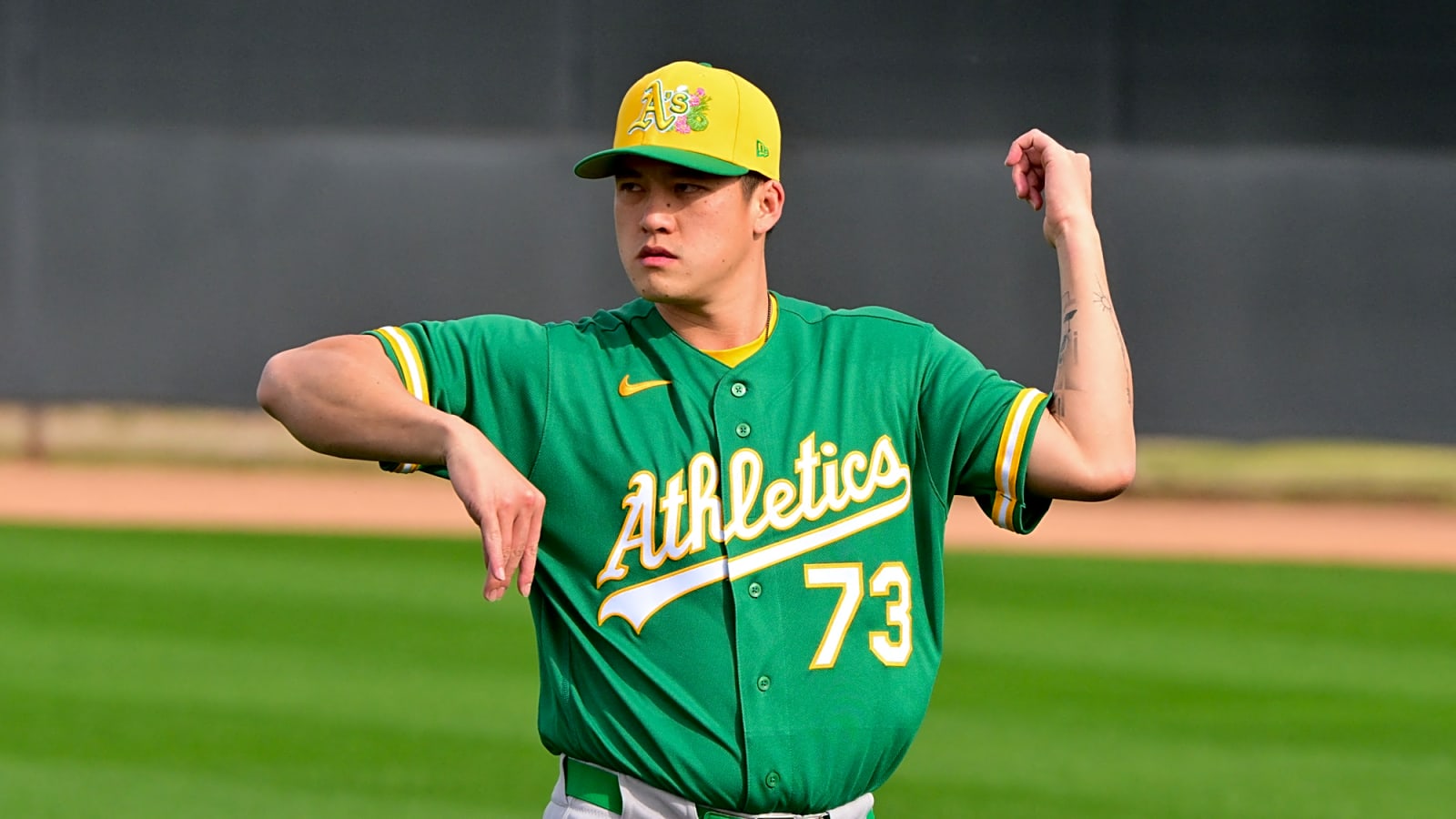 Athletics Designate Chen Zhong-Ao Zhuang For Assignment
