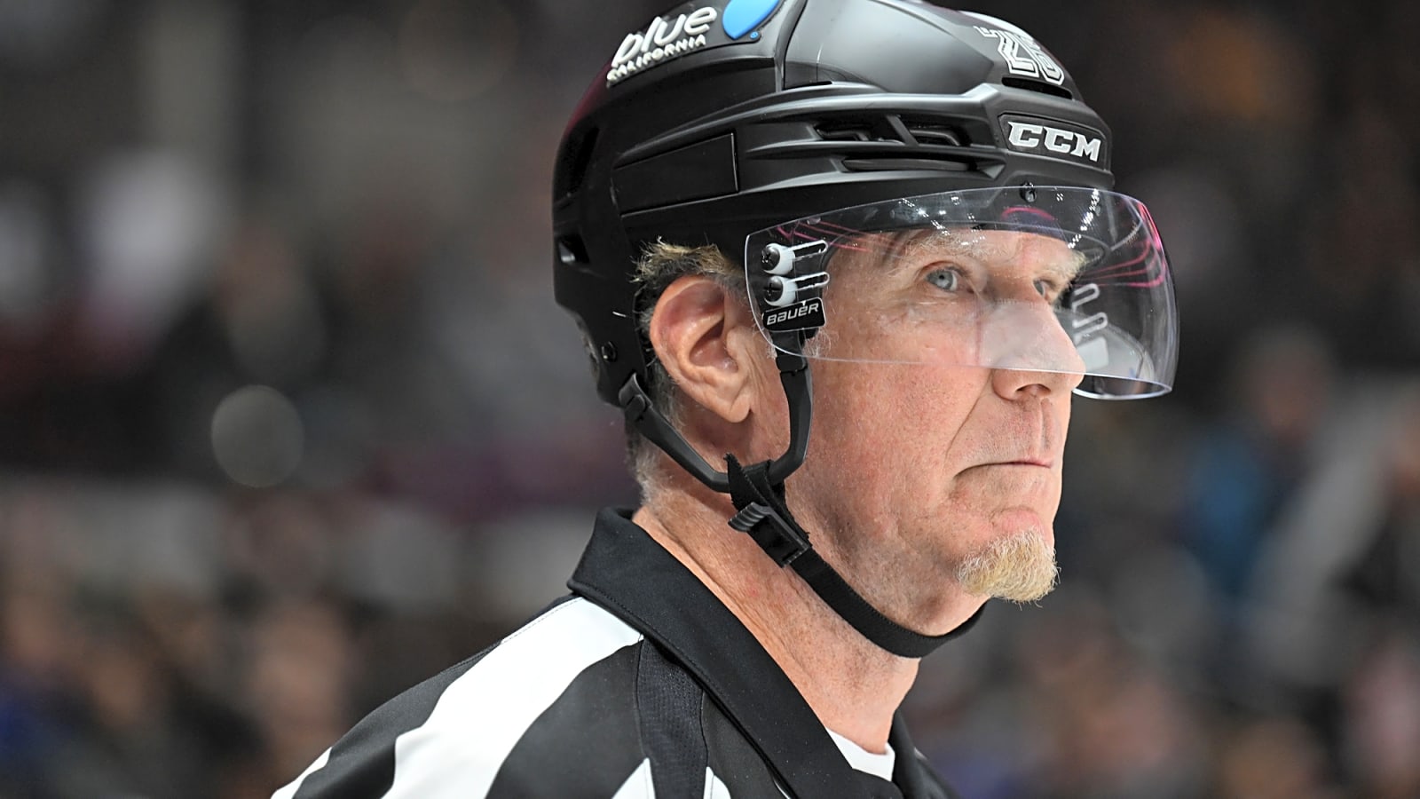 Will Ferrell dresses up as referee at Los Angeles Kings game