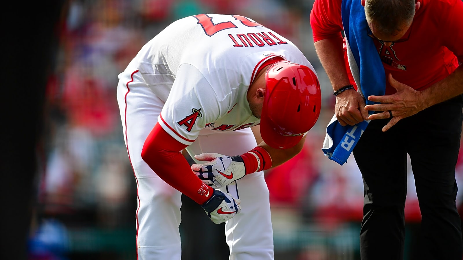Mike Trout fumes at the Mariners after getting injured on HBP