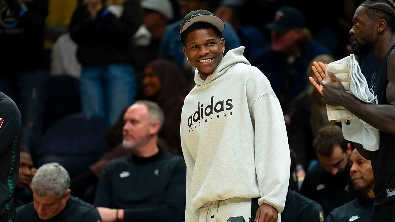 Anthony Edwards listed as questionable to play on Wednesday