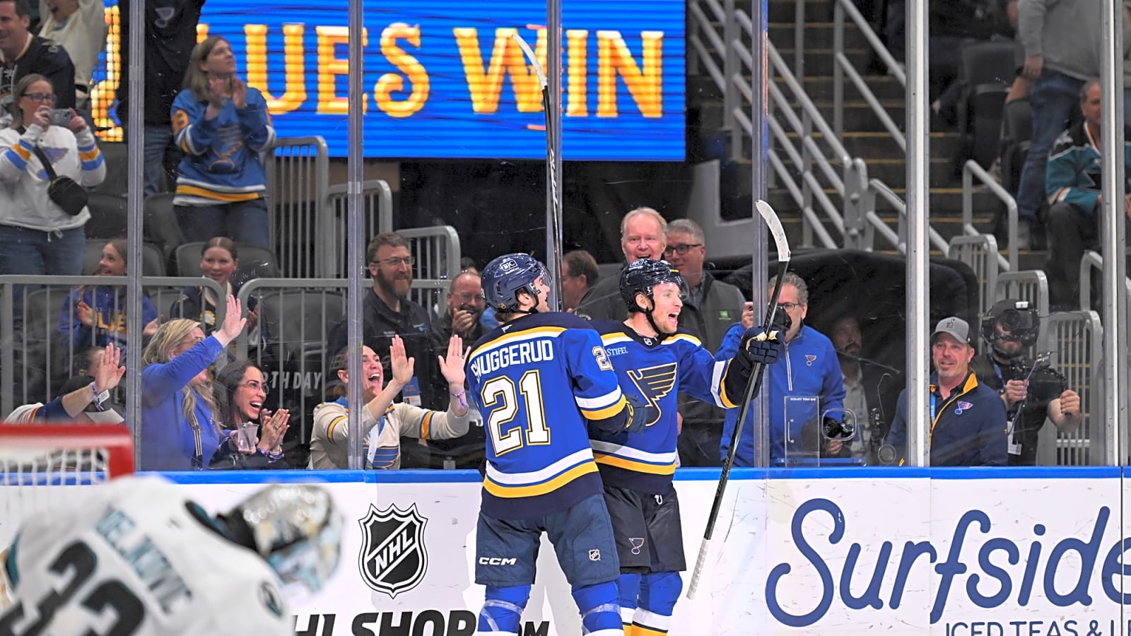 Blues Earn Hard Fought Overtime Victory