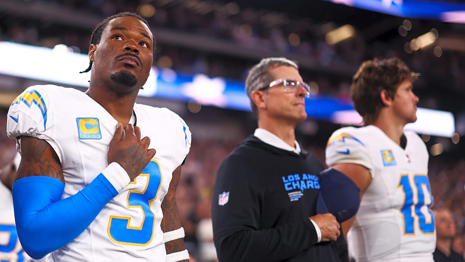 Jim Harbaugh’s strategy to instill confidence in his Chargers stars, ‘he’s the best I’ve ever seen’
