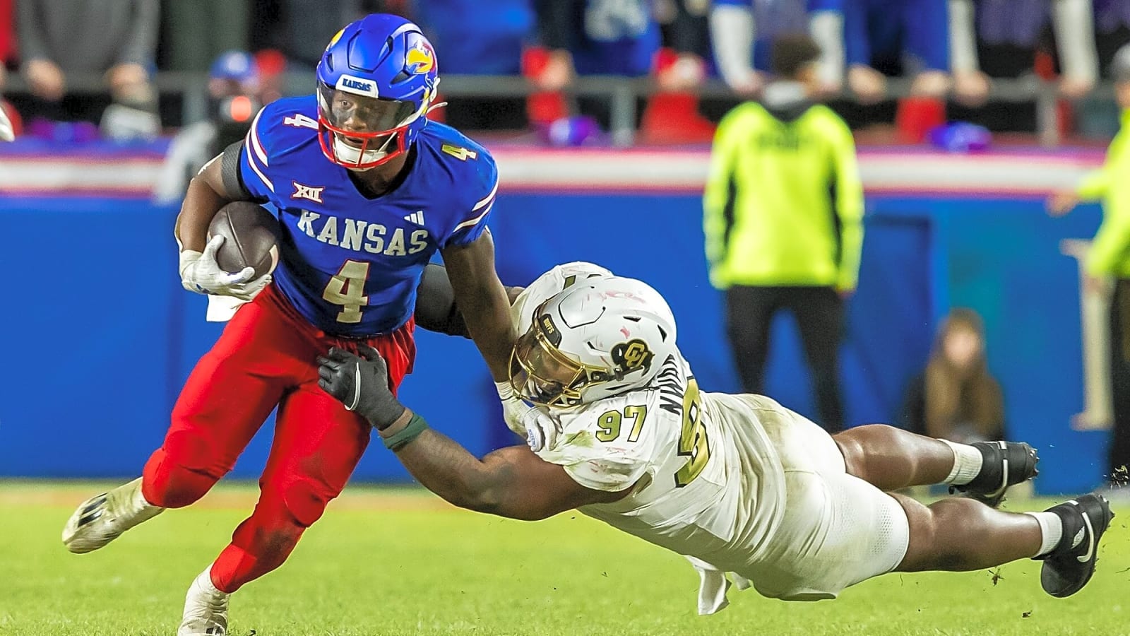 Giants named best Day 3 fit for productive Kansas running back prospect