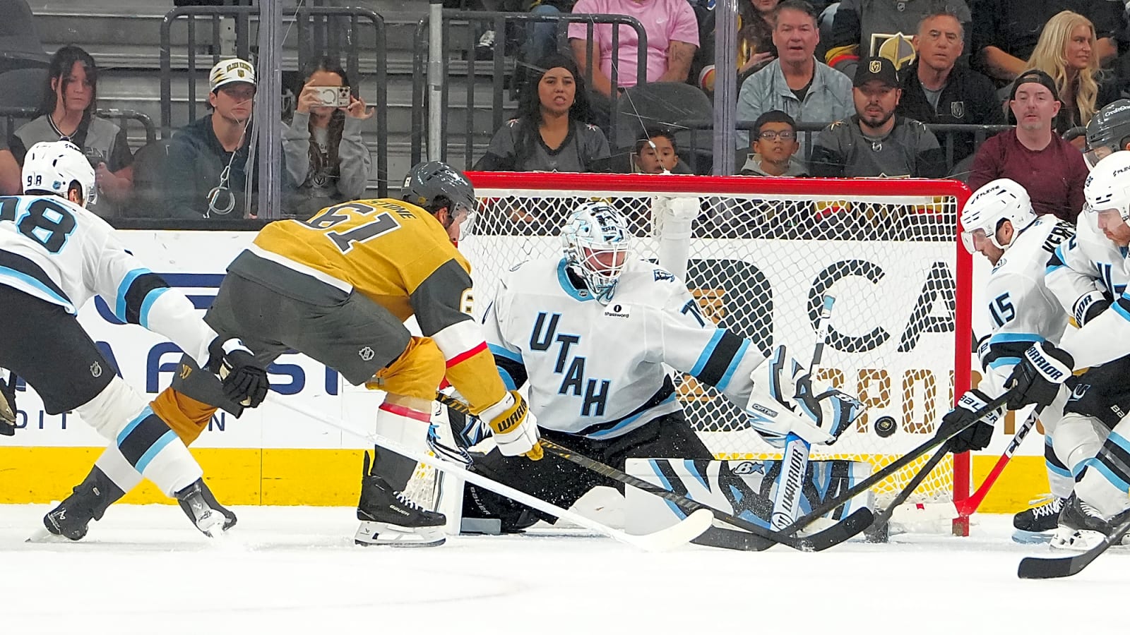 Golden Knights blanked 4-0 by Utah